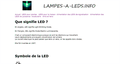 Desktop Screenshot of lampes-a-leds.info